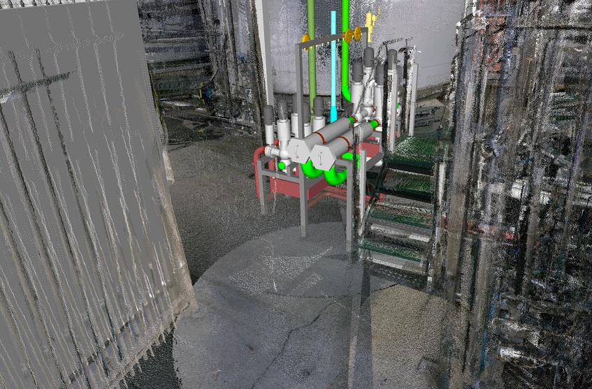 3D scanning 3D scanning Point cloud constricted space